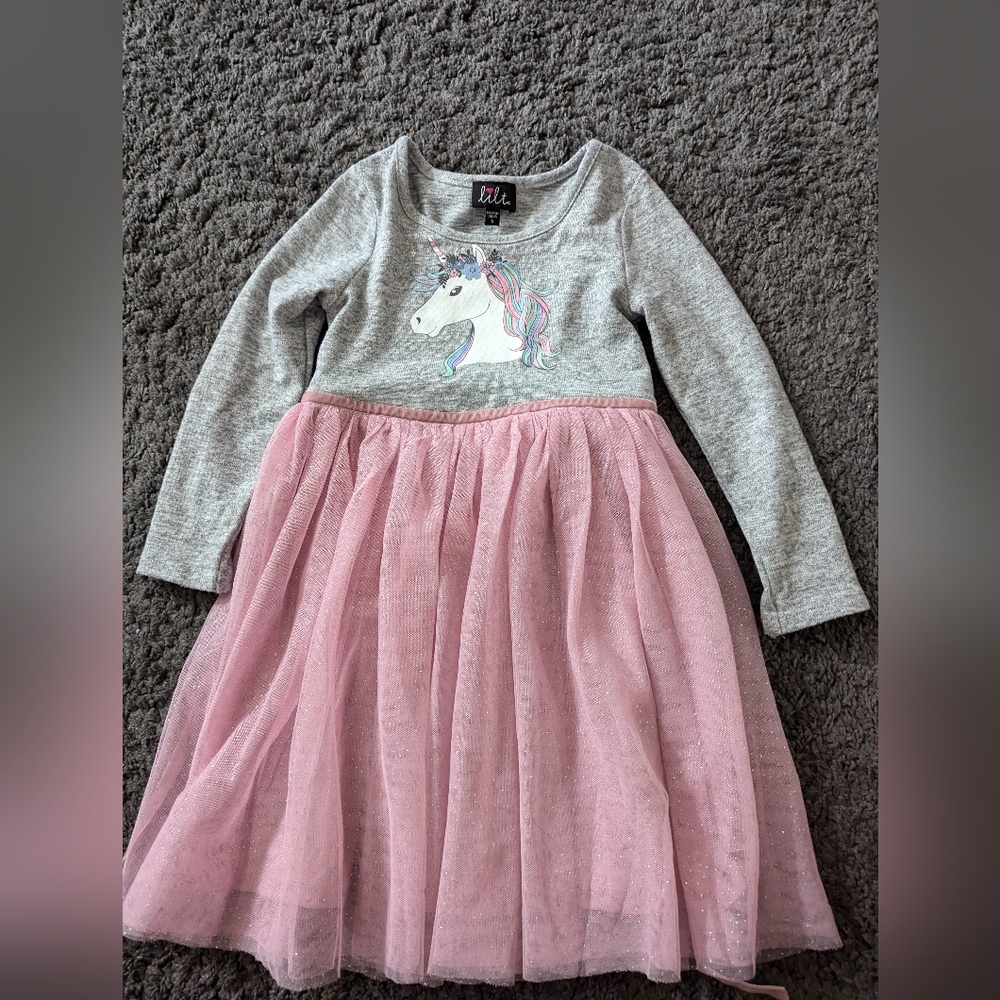 Lilt Unicorn Sparkle Dress Size 5